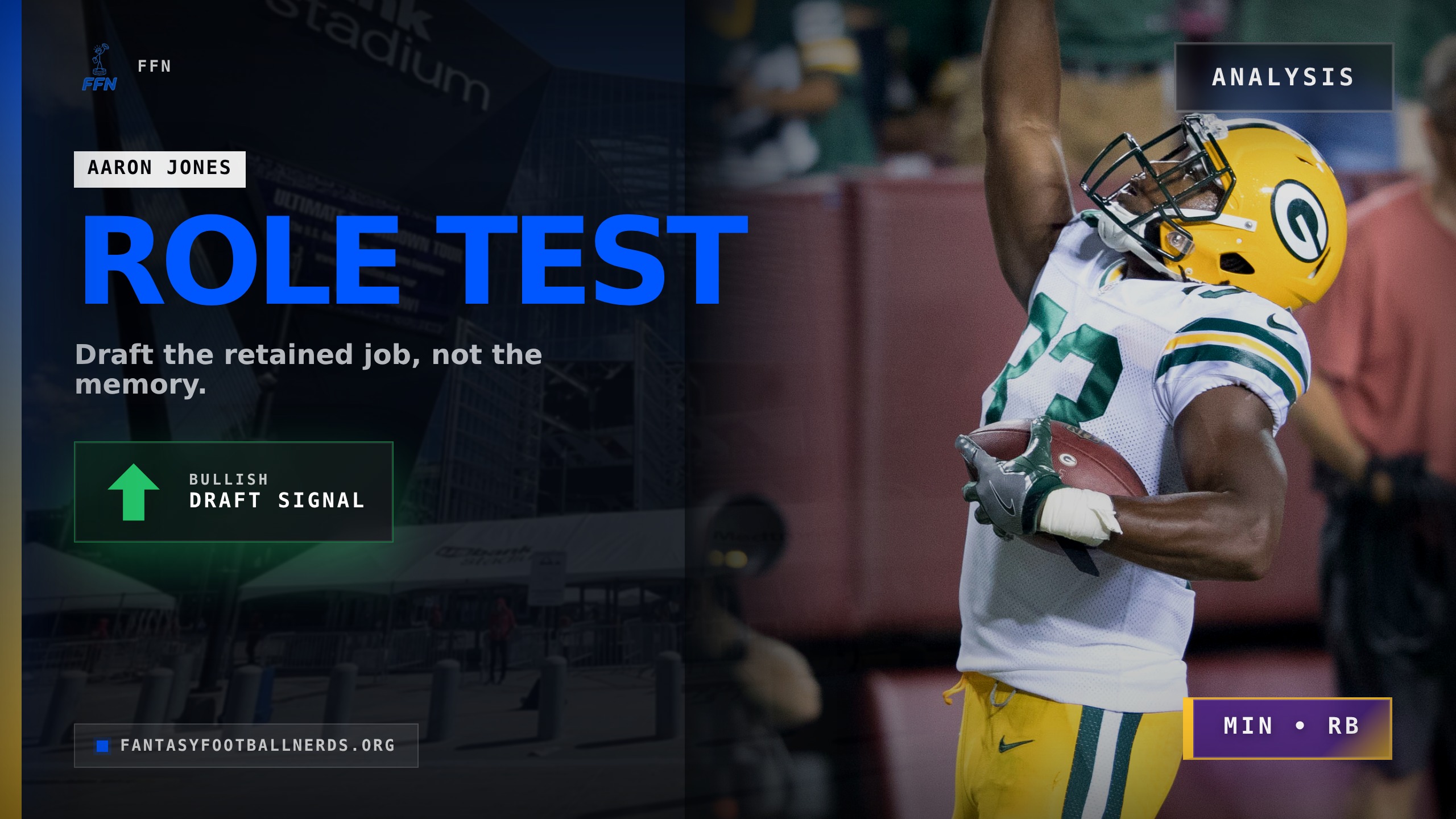 Aaron Jones Has a Role, But the Price Still Has to Bend