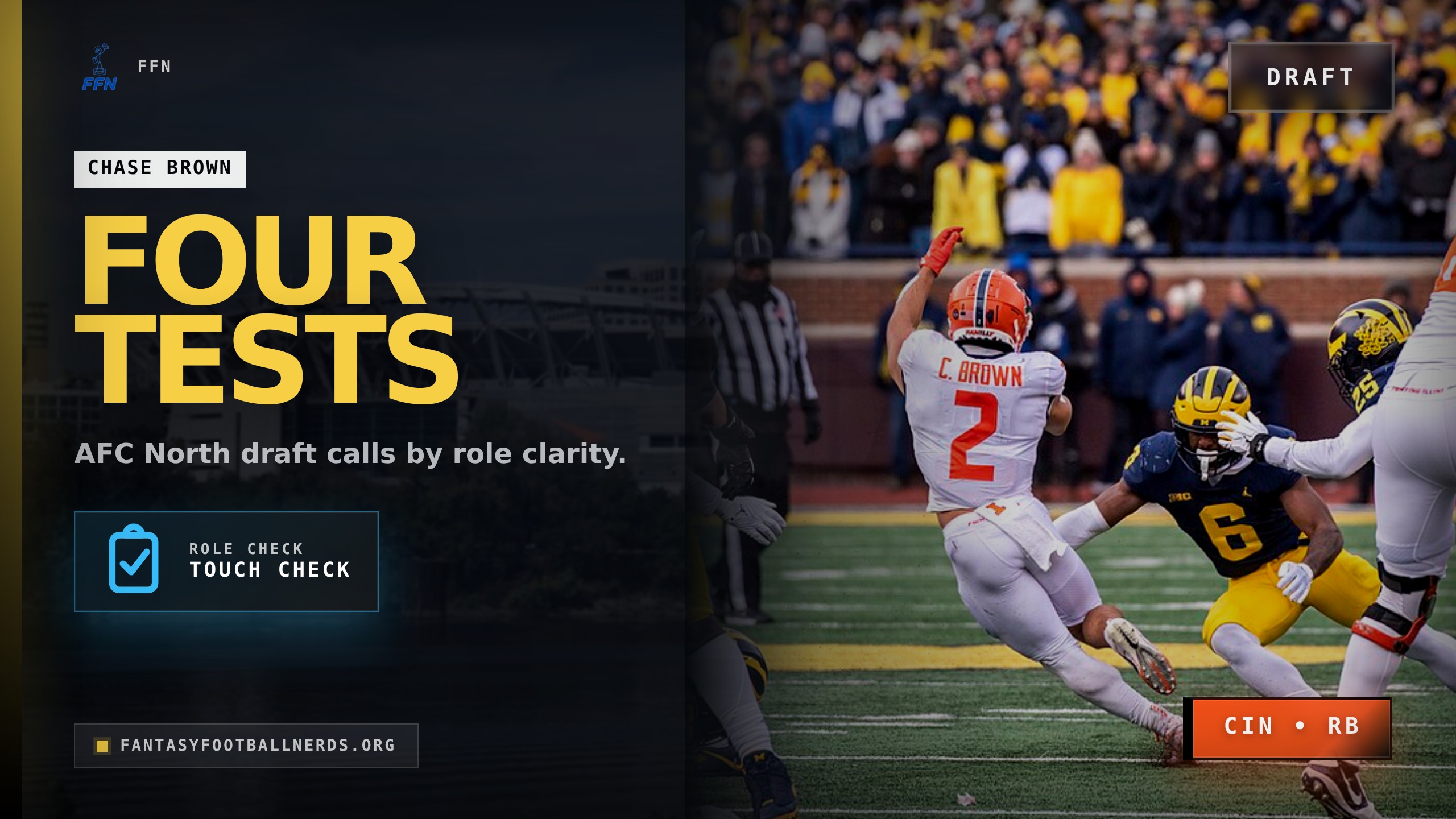 AFC North Fantasy Draft Calls: Four Teams, Four Tests