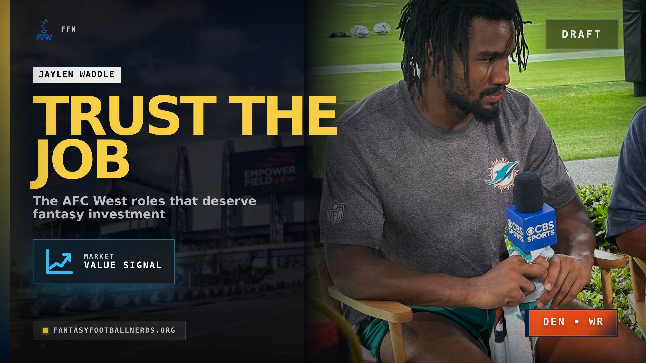 AFC West Fantasy Draft: The Roles to Trust
