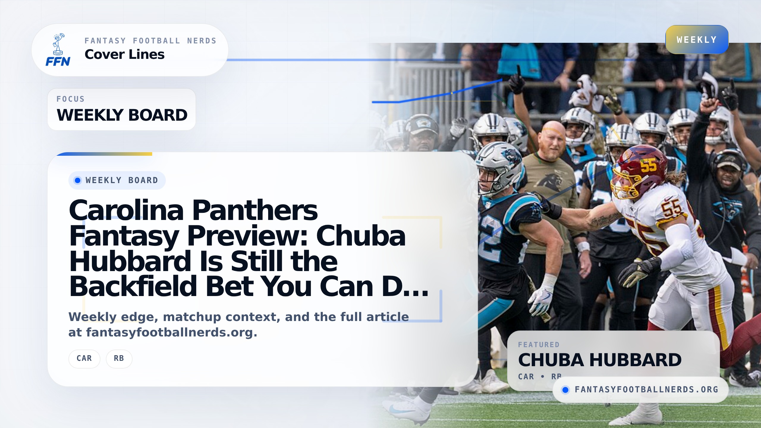 Carolina Panthers Fantasy Preview: Chuba Hubbard Is Still the Backfield Bet You Can Draft on Purpose