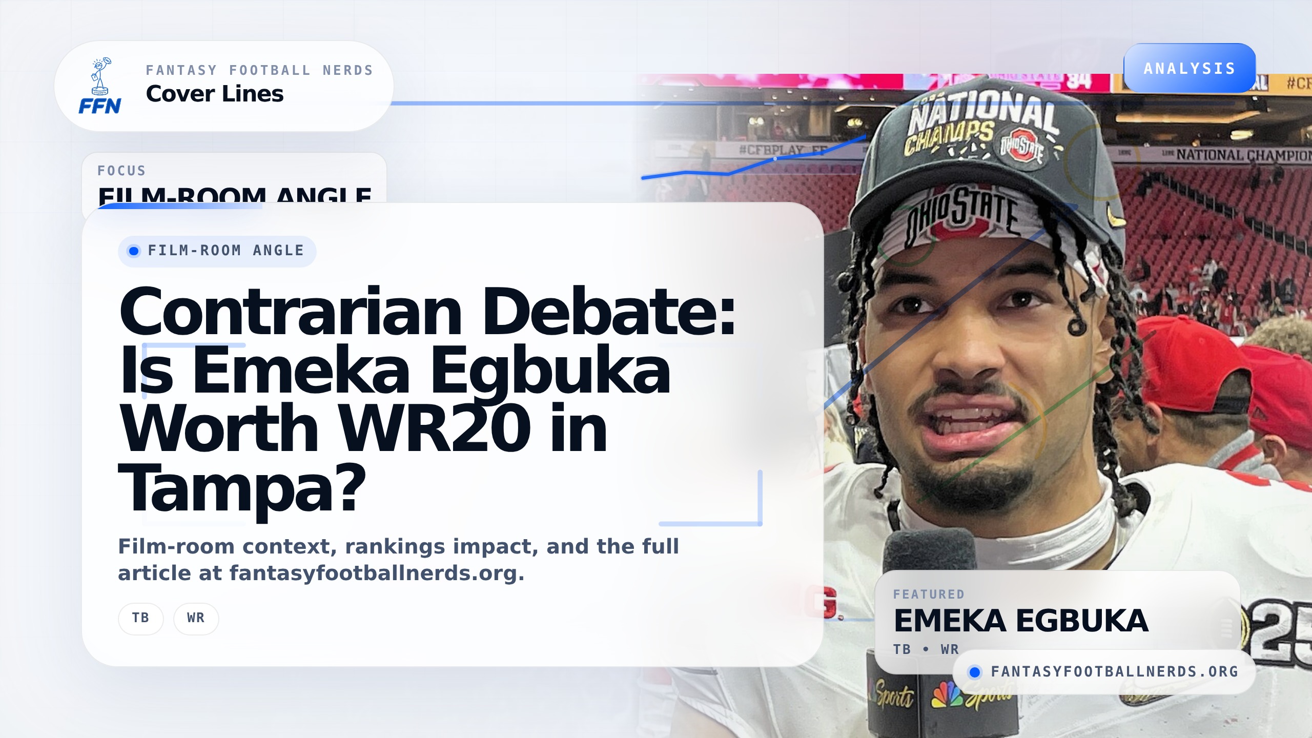 Contrarian Debate: Is Emeka Egbuka Worth WR20 in Tampa?
