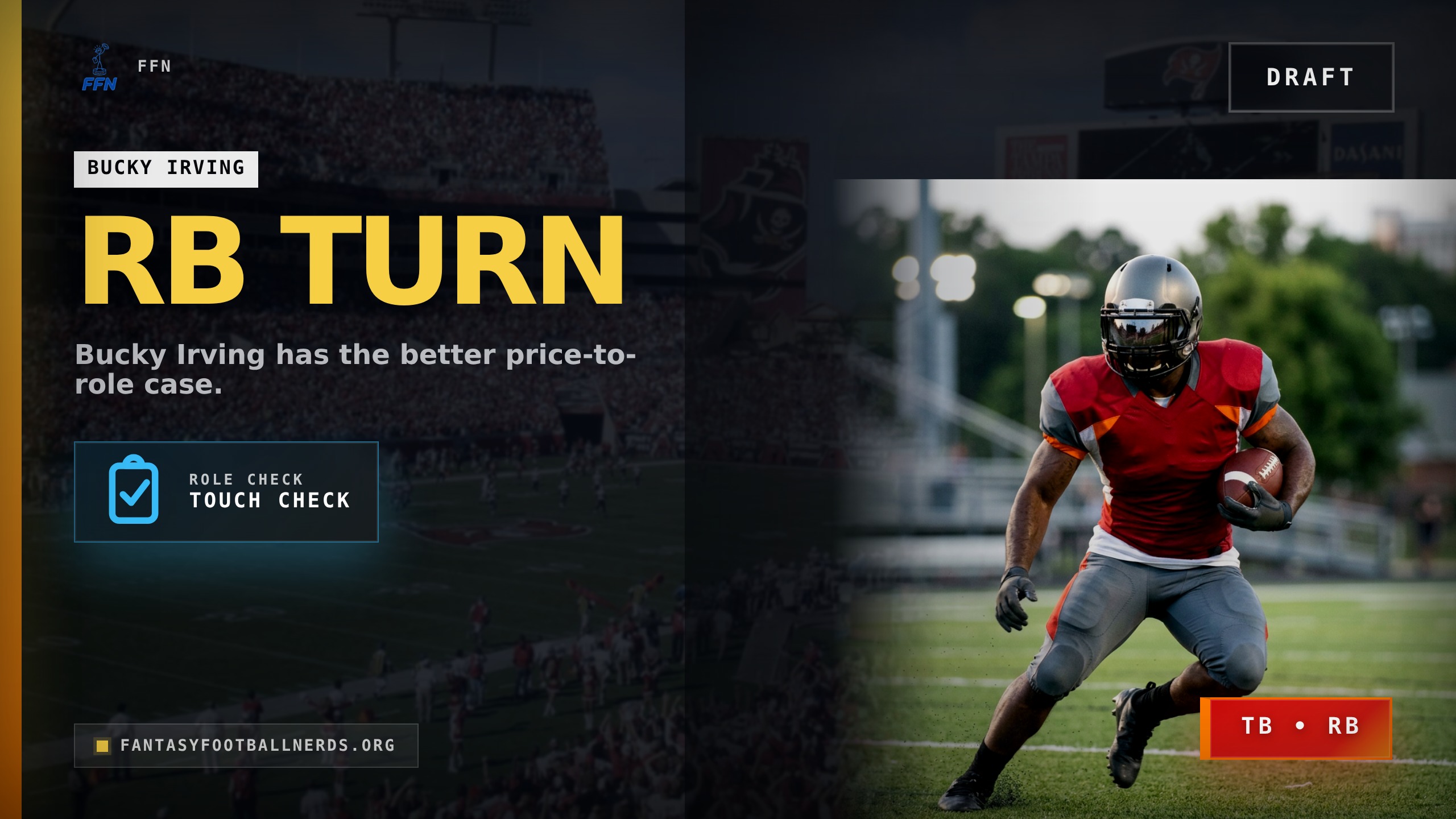 Draft Bucky Irving First at the RB Turn
