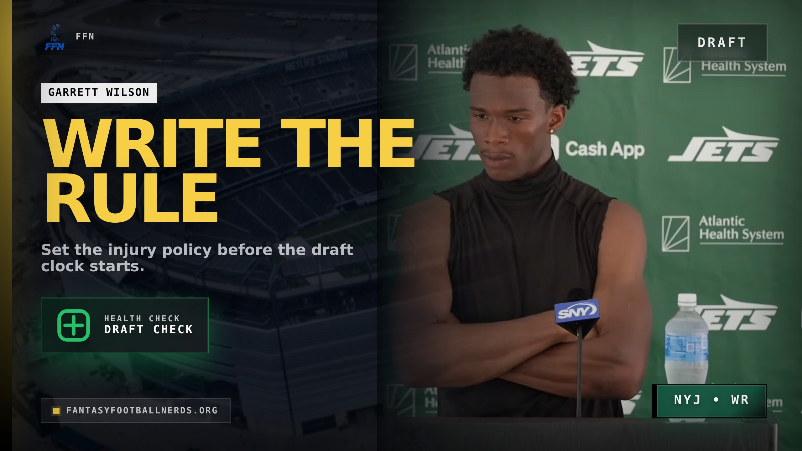 Fantasy Draft Injury Rules That Keep the Clock Moving
