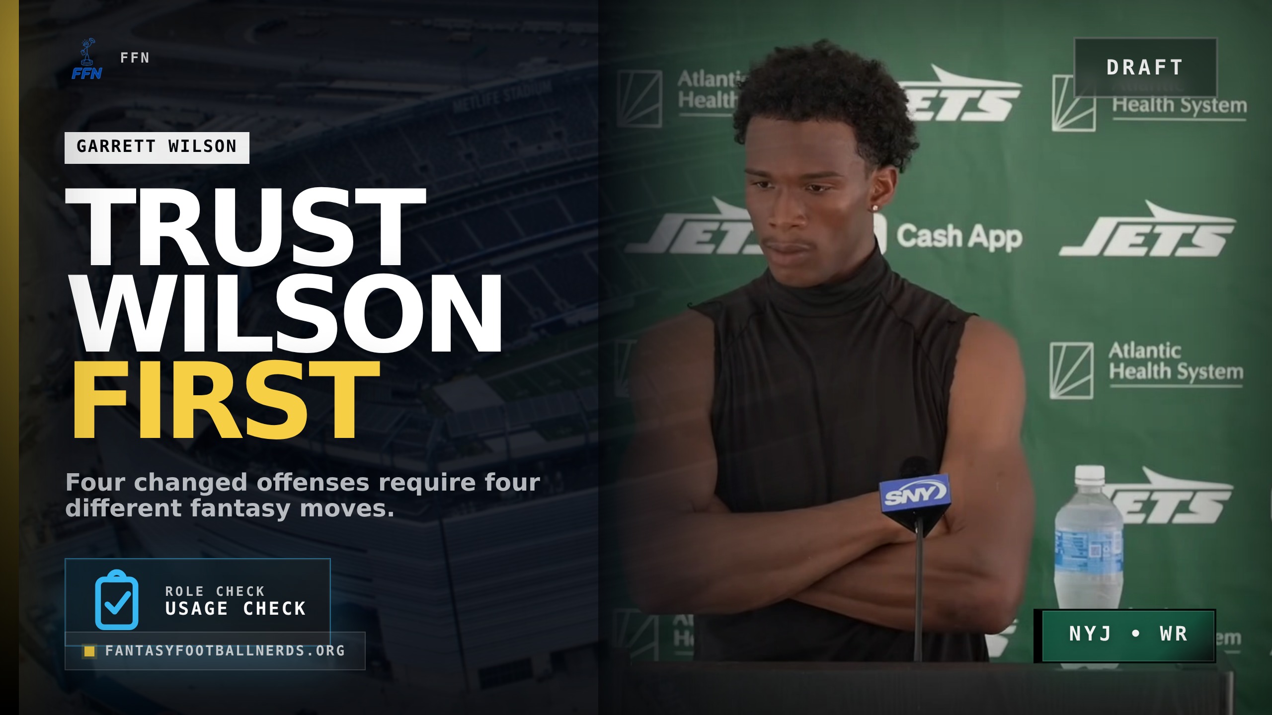 Garrett Wilson Sets the AFC East Draft Plan