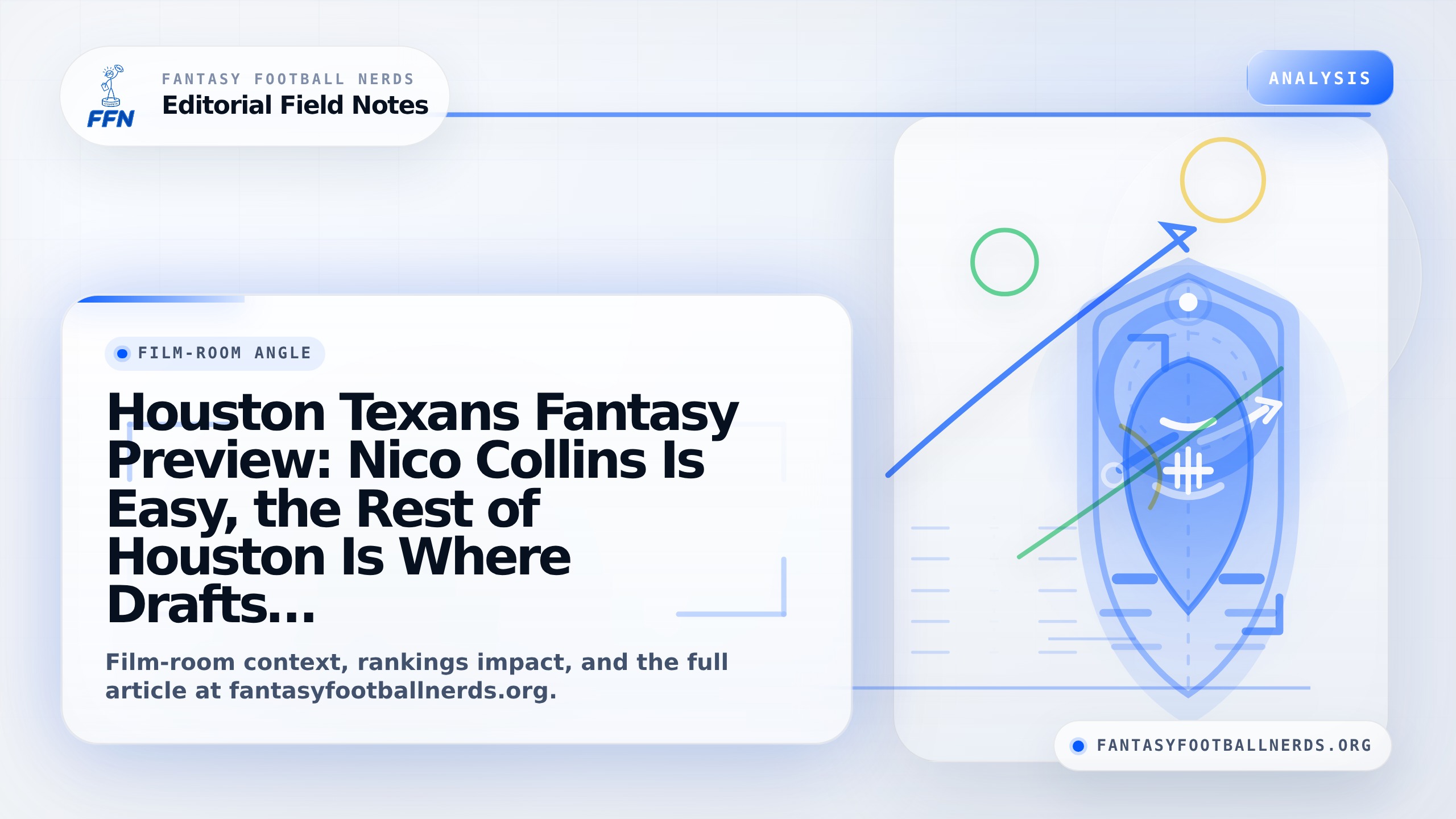 Houston Texans Fantasy Preview: Nico Collins Is Easy, the Rest of Houston Is Where Drafts Get Tricky