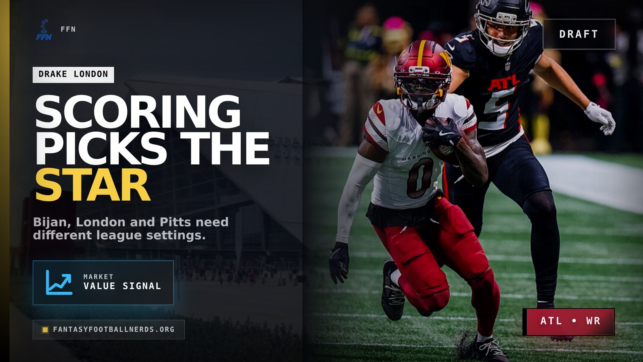 How Scoring Changes Atlanta's Fantasy Draft Core