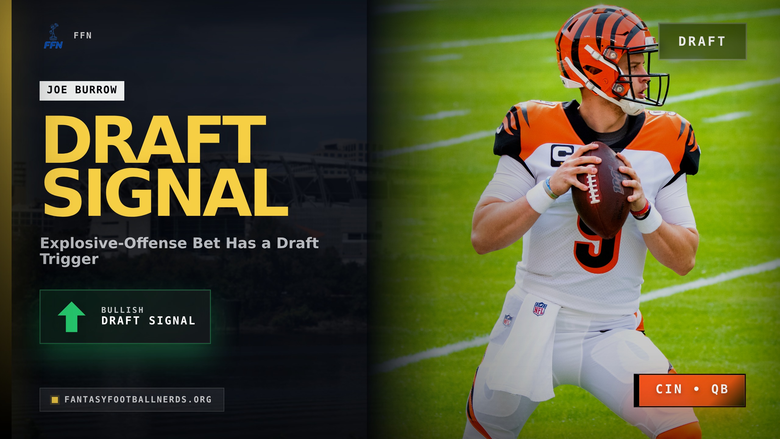 Joe Burrow's Explosive-Offense Bet Has a Draft Trigger