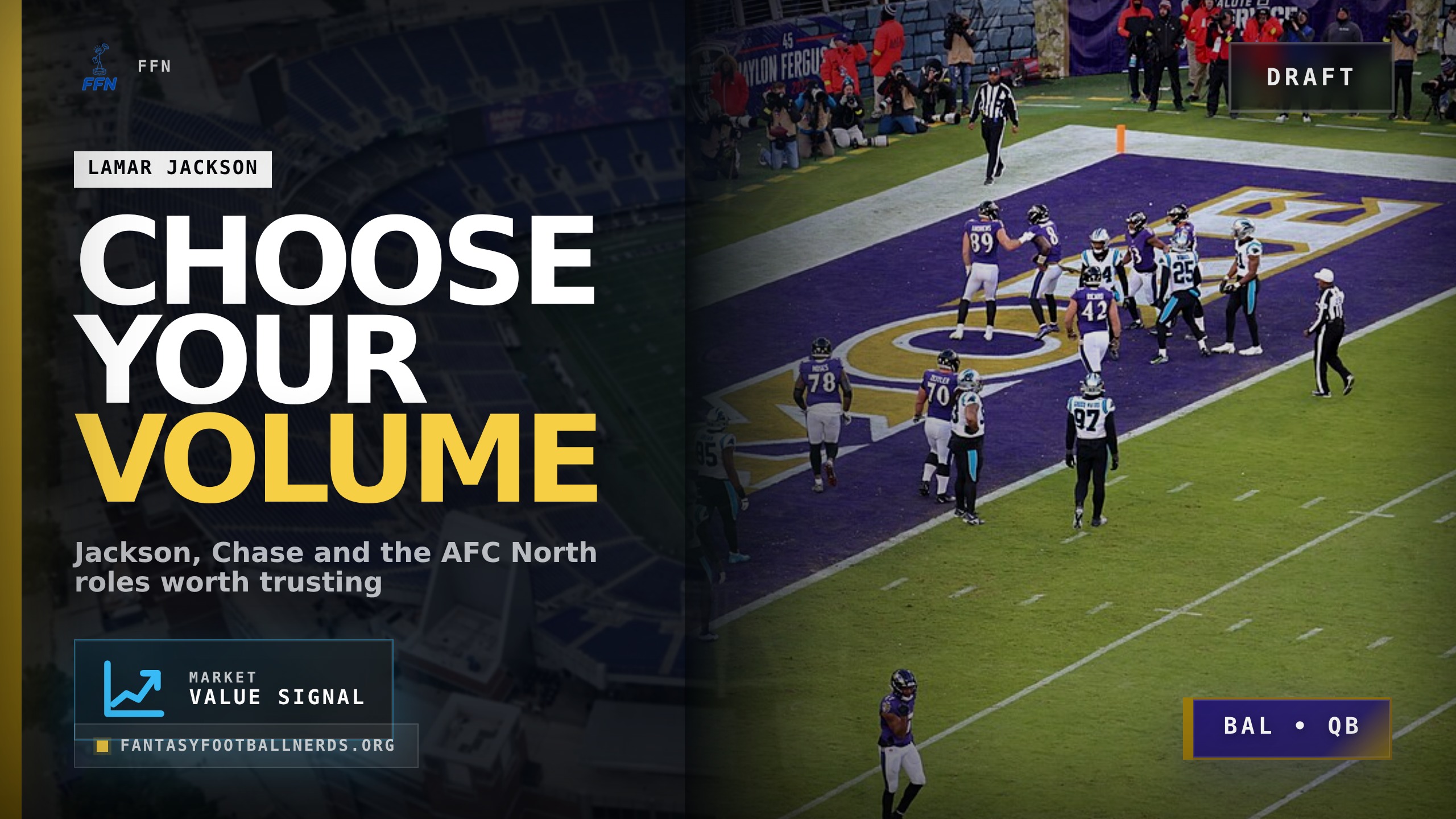 Lamar Jackson Anchors Your AFC North Fantasy Draft