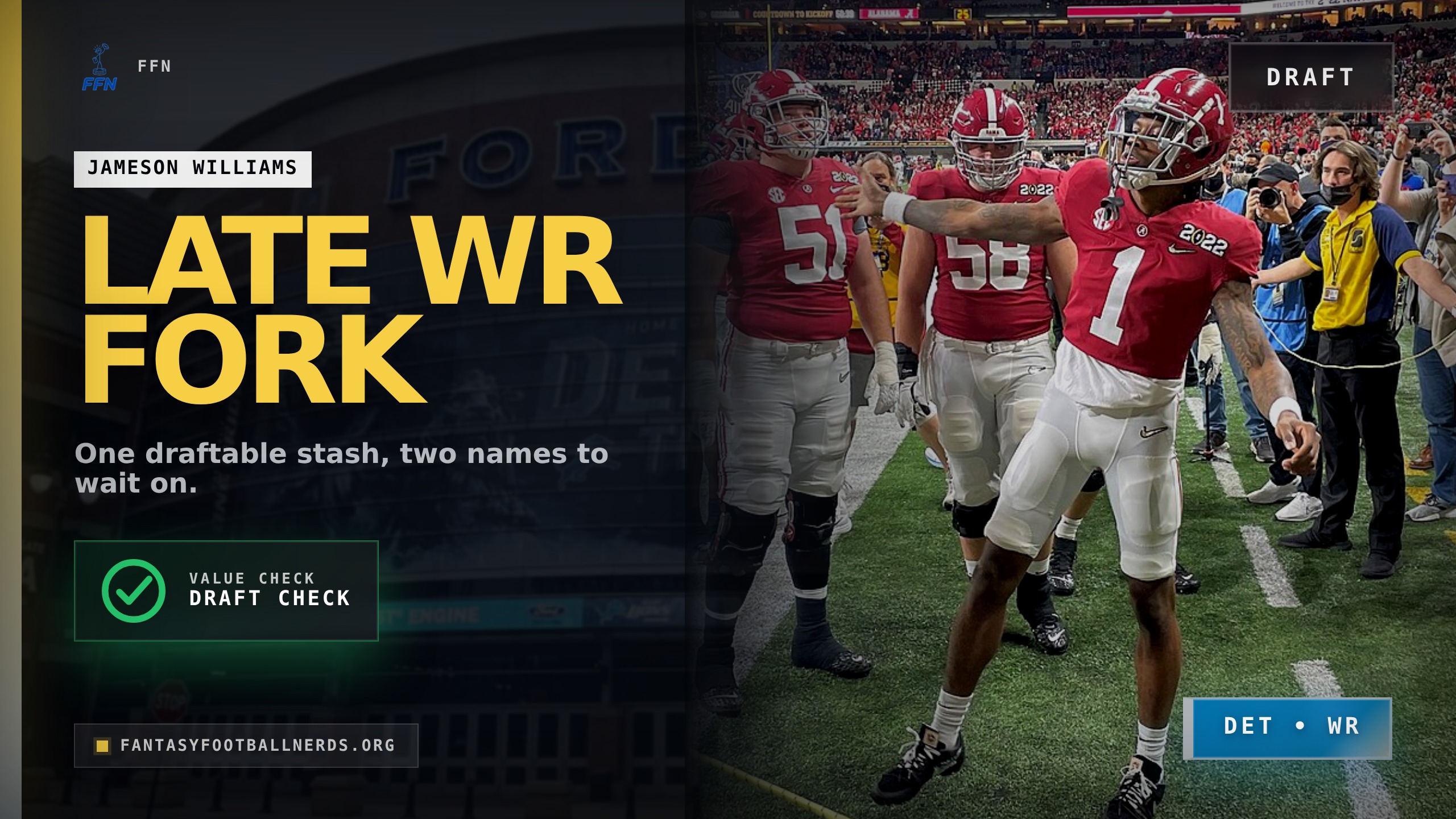 Late WR Stash Rankings: Who to Draft