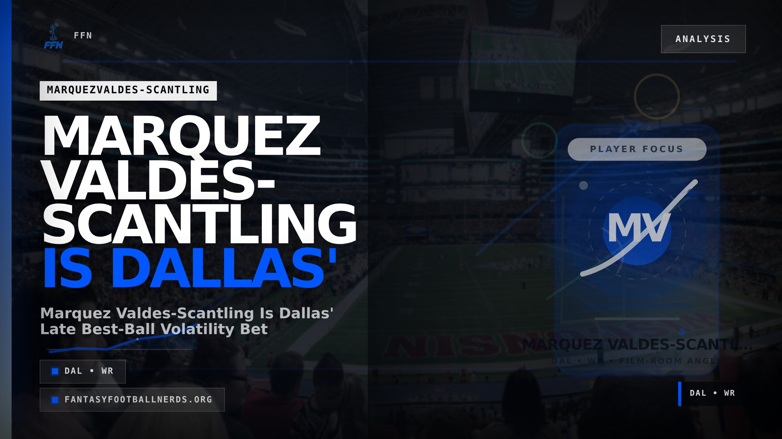 Marquez Valdes-Scantling Is Dallas' Late Best-Ball Volatility Bet
