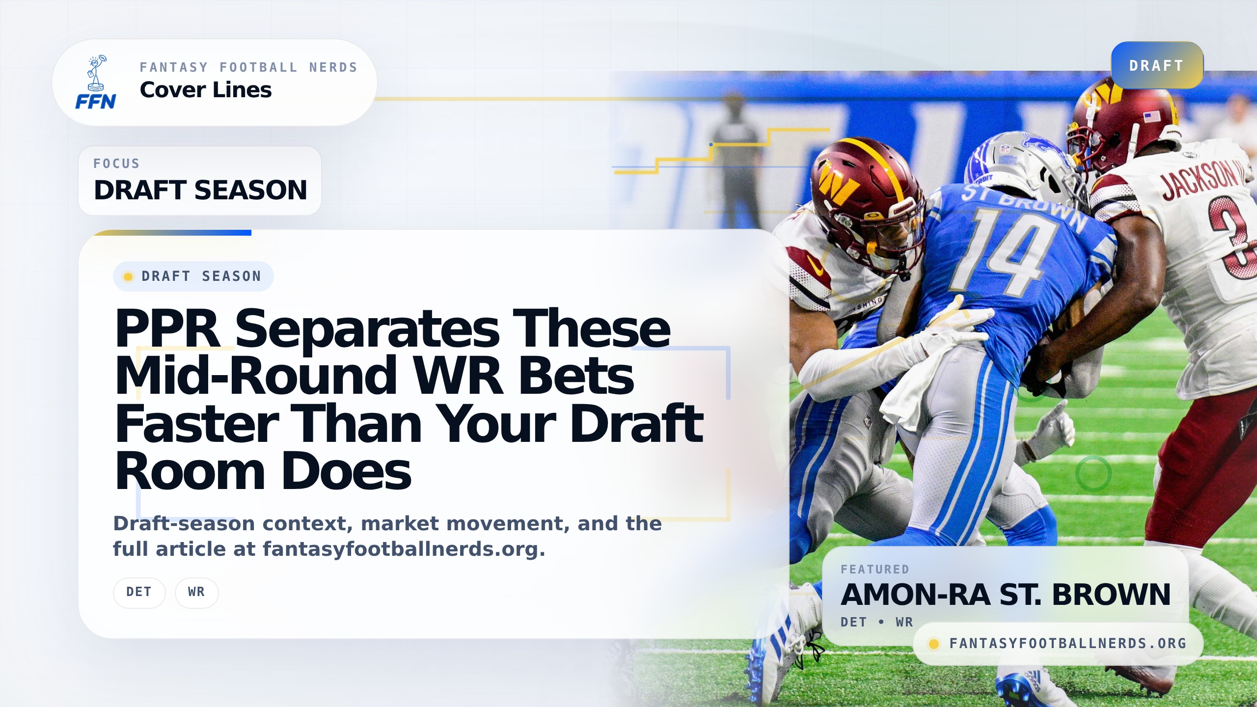 PPR Separates These Mid-Round WR Bets Faster Than Your Draft Room Does