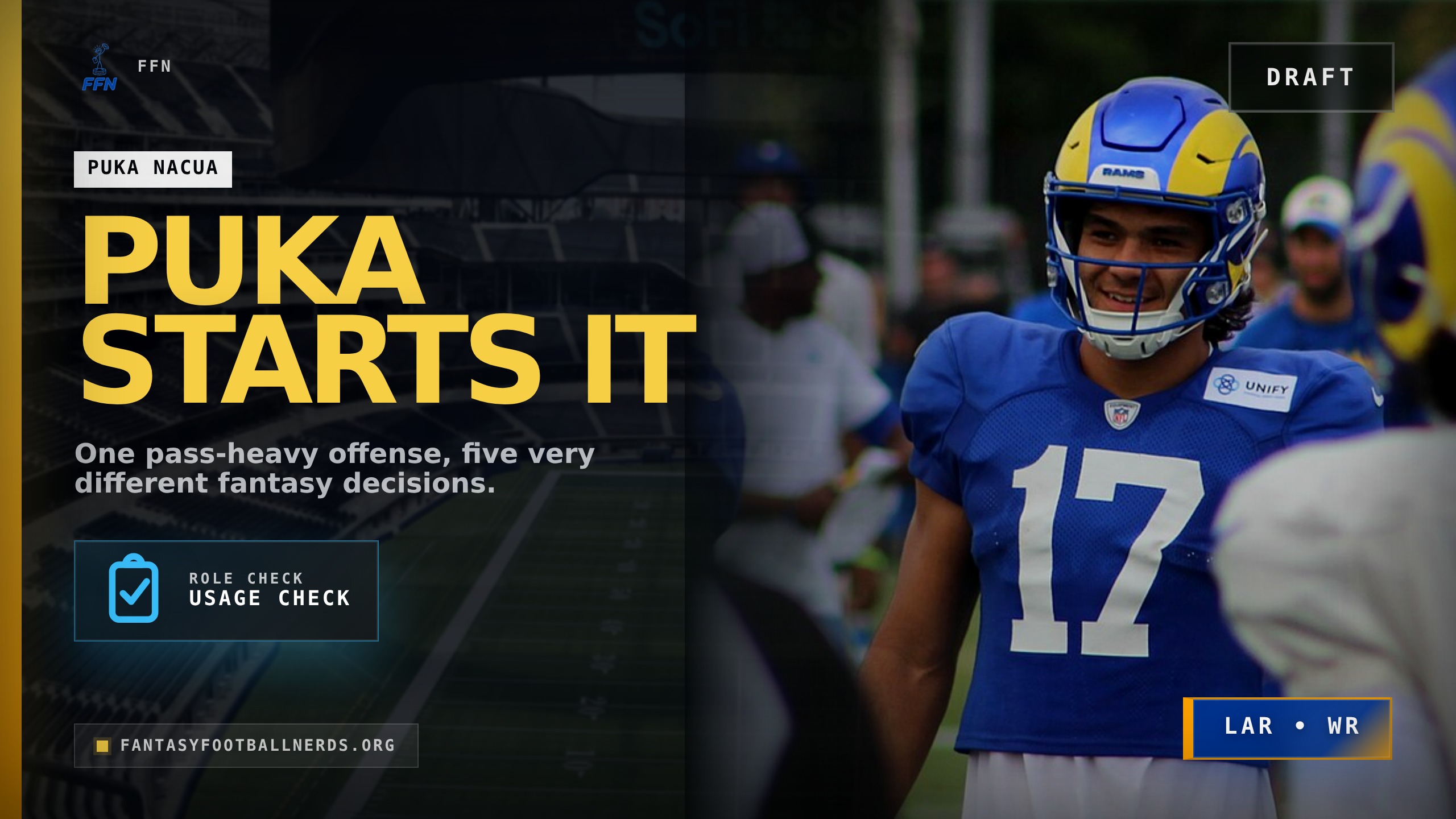 Puka Nacua Tops the Rams Fantasy Draft Targets