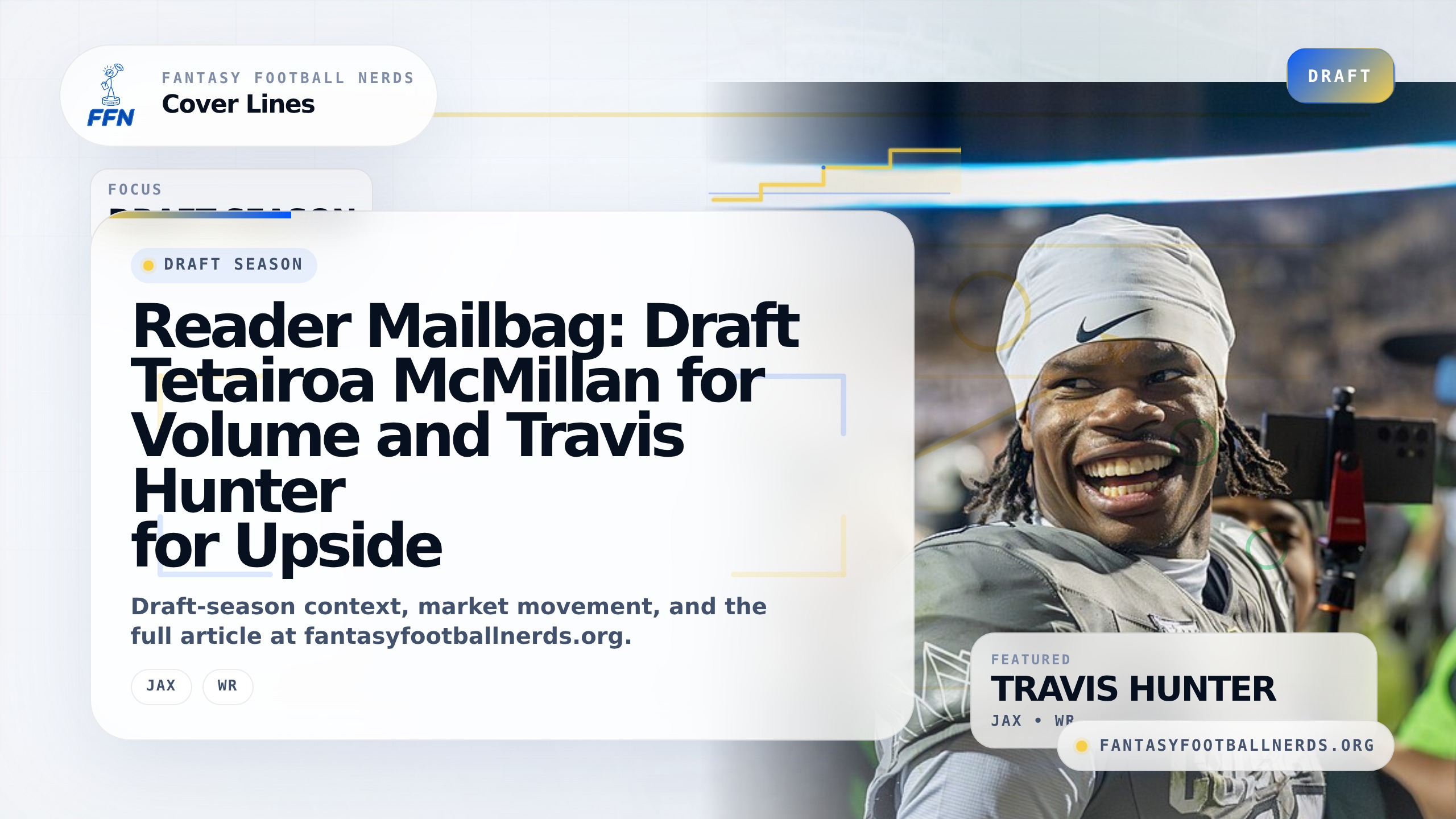 Reader Mailbag: Draft Tetairoa McMillan for Volume and Travis Hunter for Upside