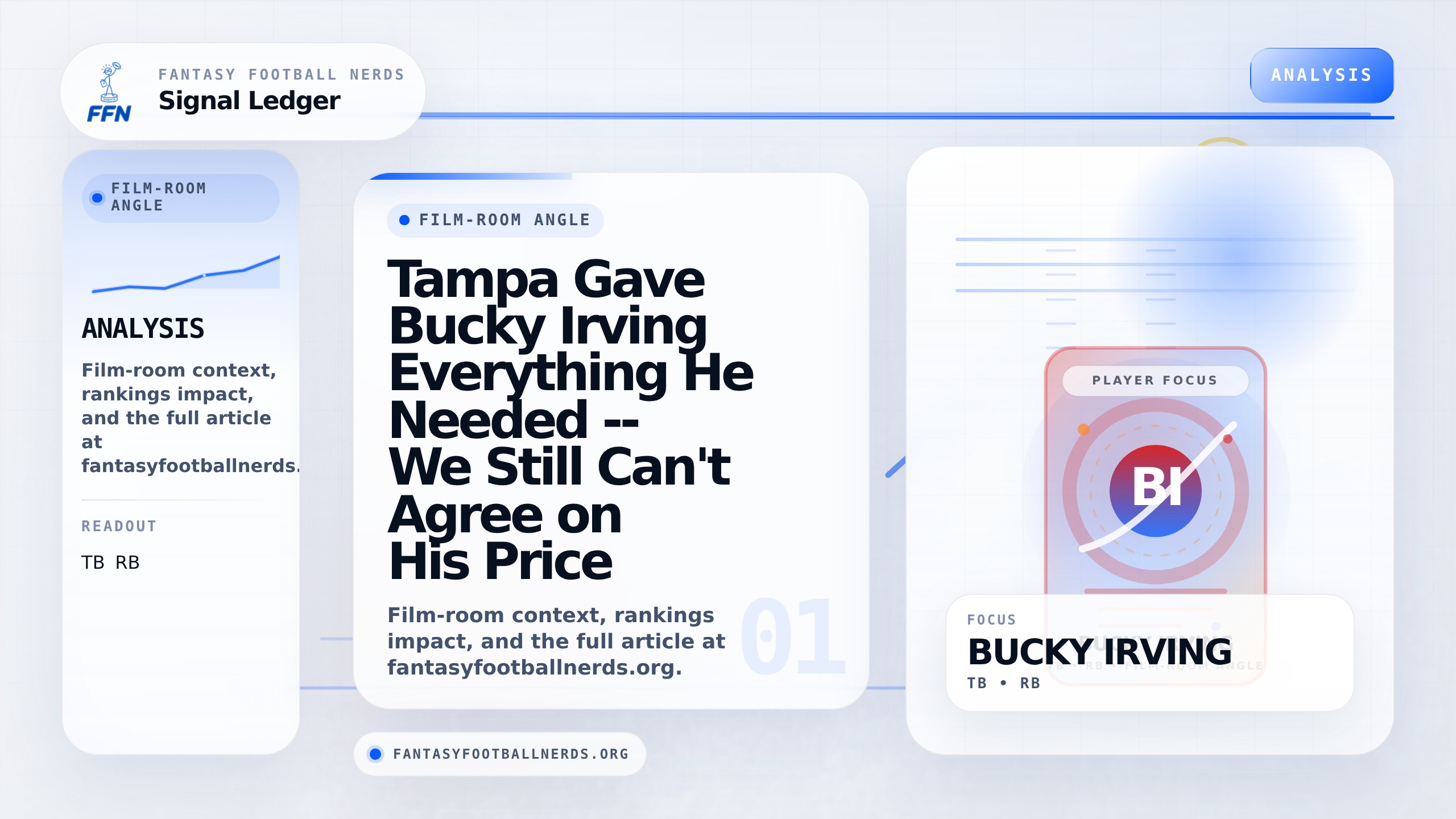 Tampa Gave Bucky Irving Everything He Needed -- We Still Can't Agree on His Price