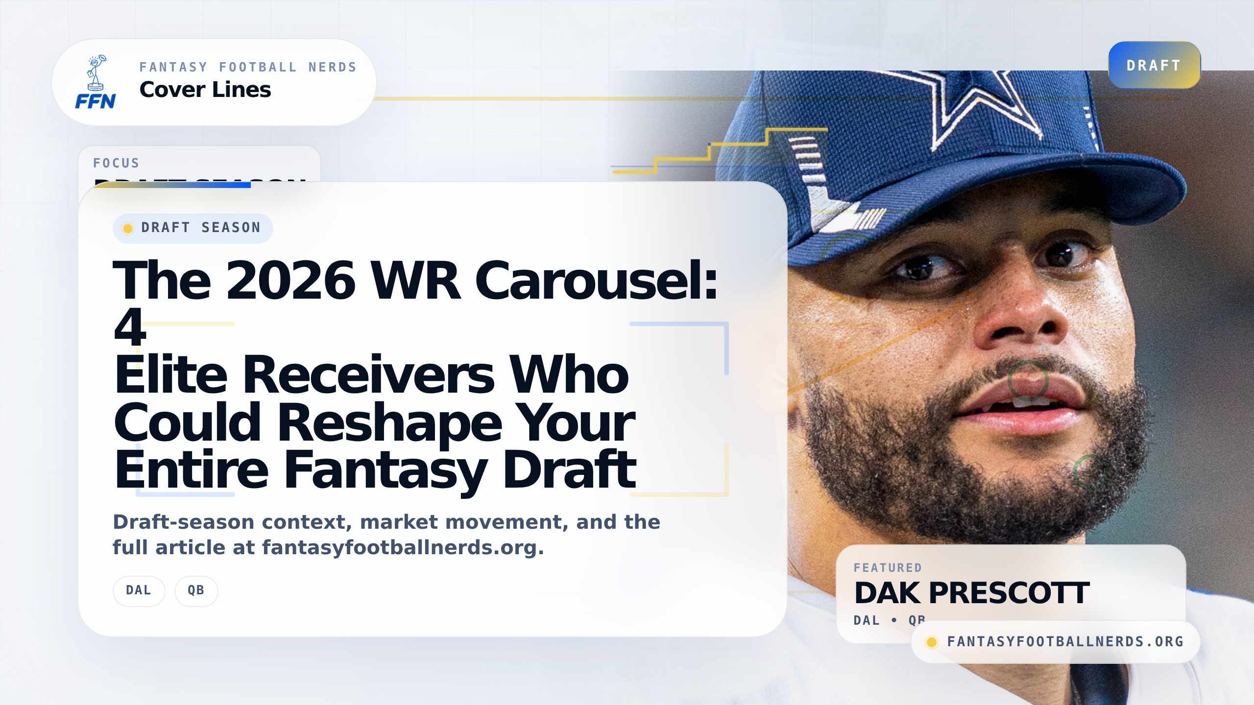 The 2026 WR Carousel: 4 Elite Receivers Who Could Reshape Your Entire Fantasy Draft