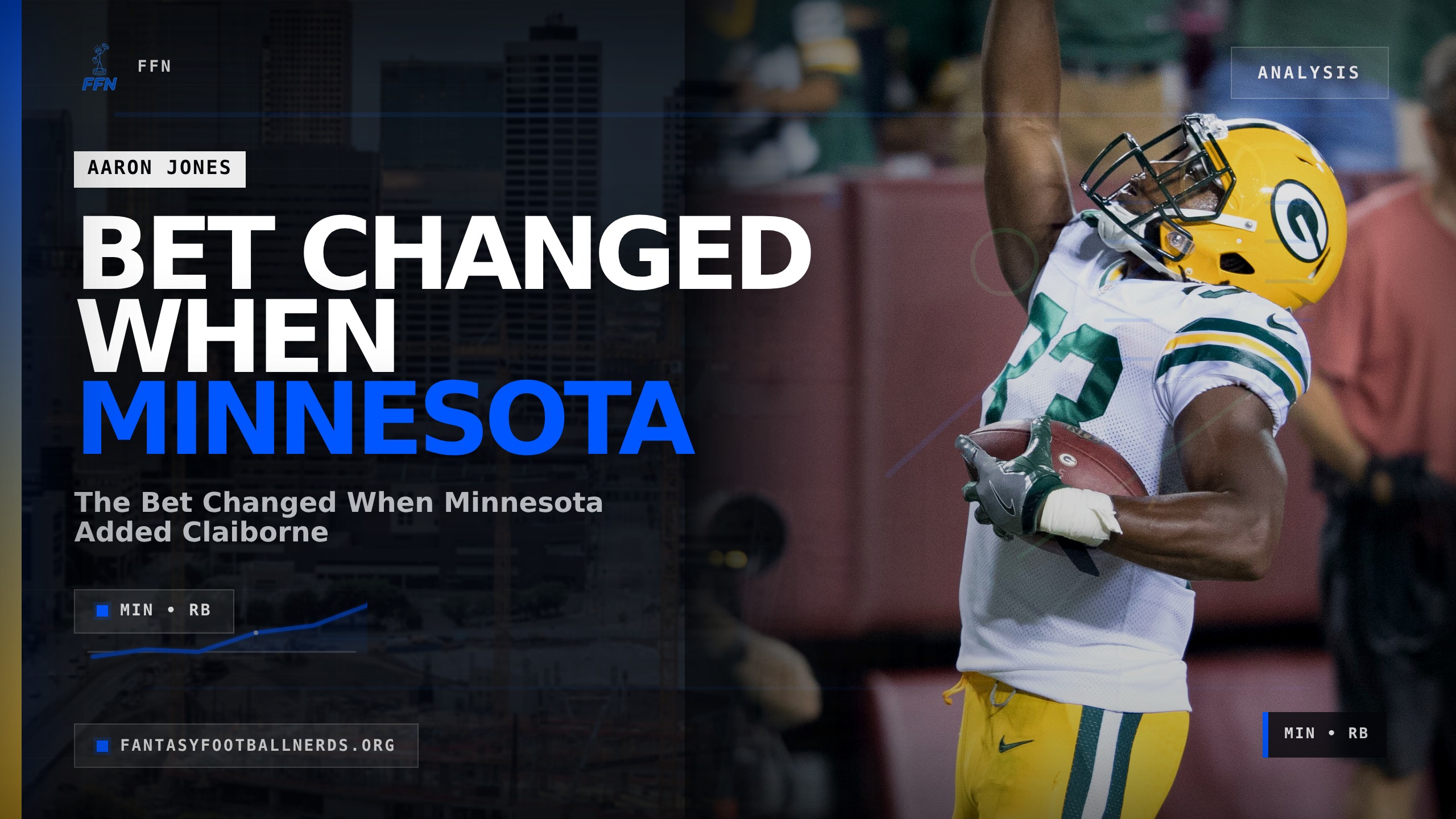 The Aaron Jones Bet Changed When Minnesota Added Claiborne