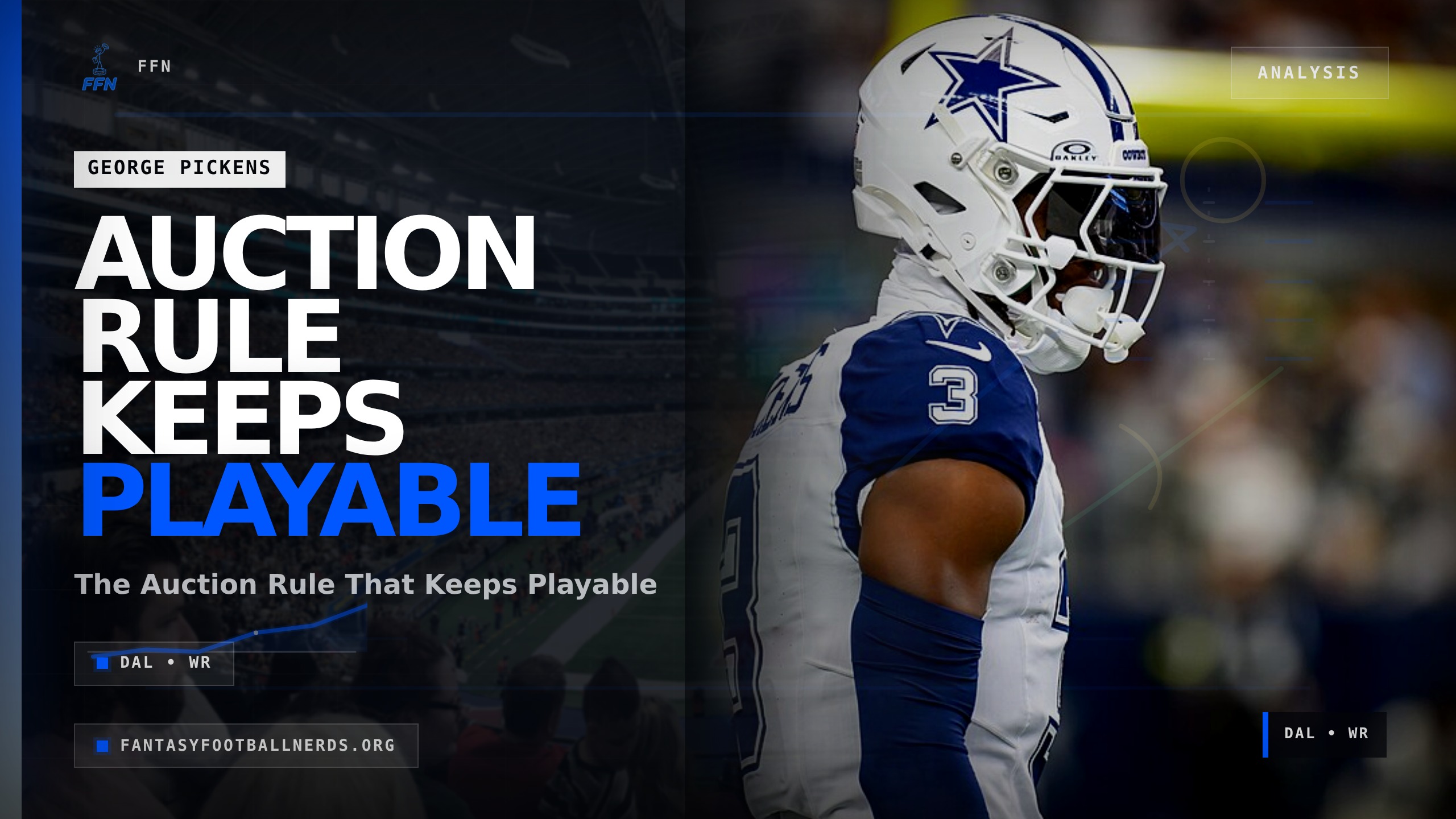The Auction Rule That Keeps George Pickens Playable