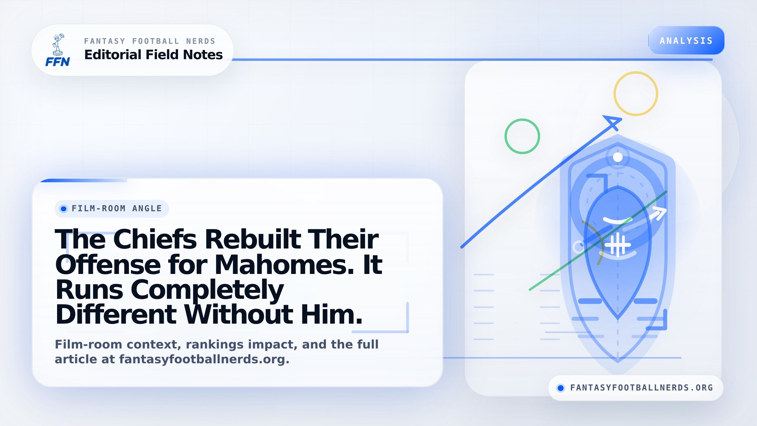 The Chiefs Rebuilt Their Offense for Mahomes. It Runs Completely Different Without Him.
