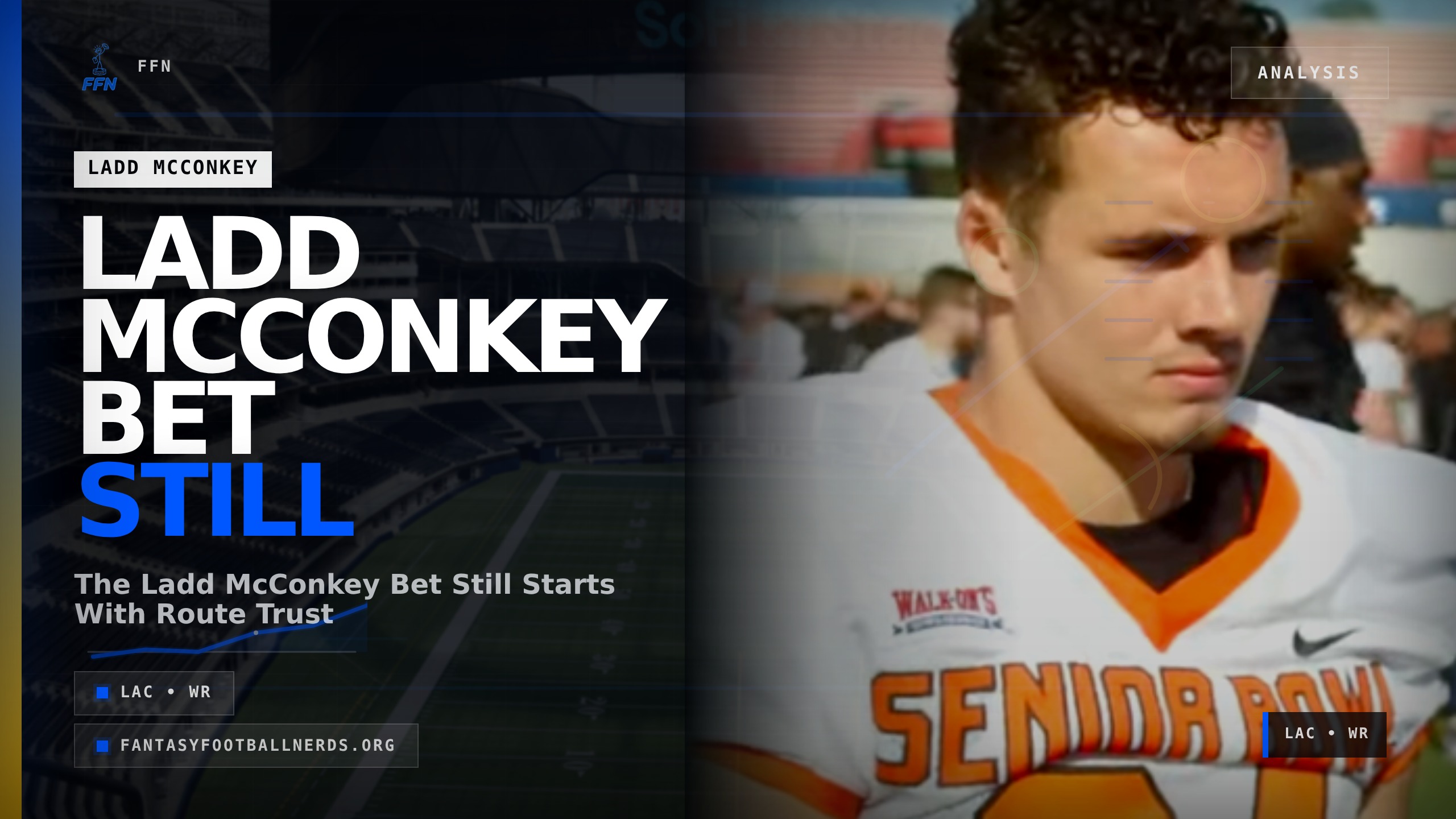 The Ladd McConkey Bet Still Starts With Route Trust