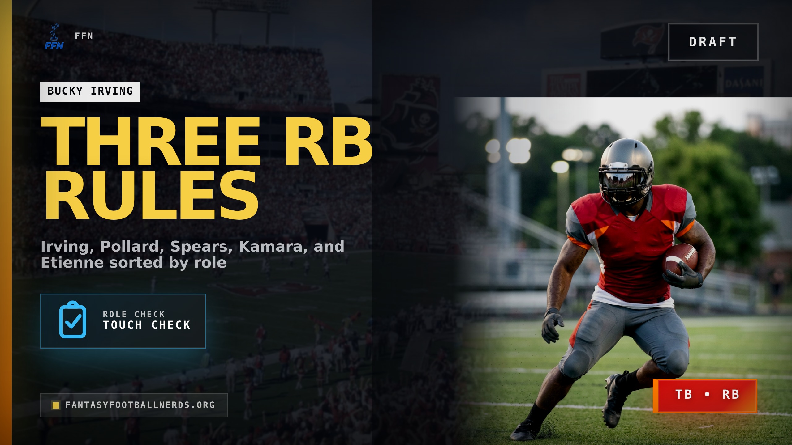 Three RB Rooms Need Different Draft Rules