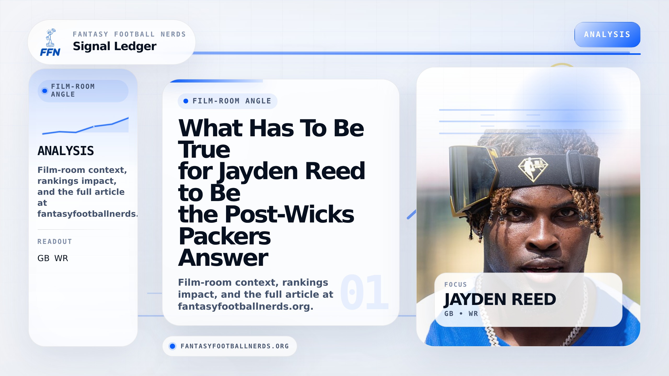 What Has To Be True for Jayden Reed to Be the Post-Wicks Packers Answer