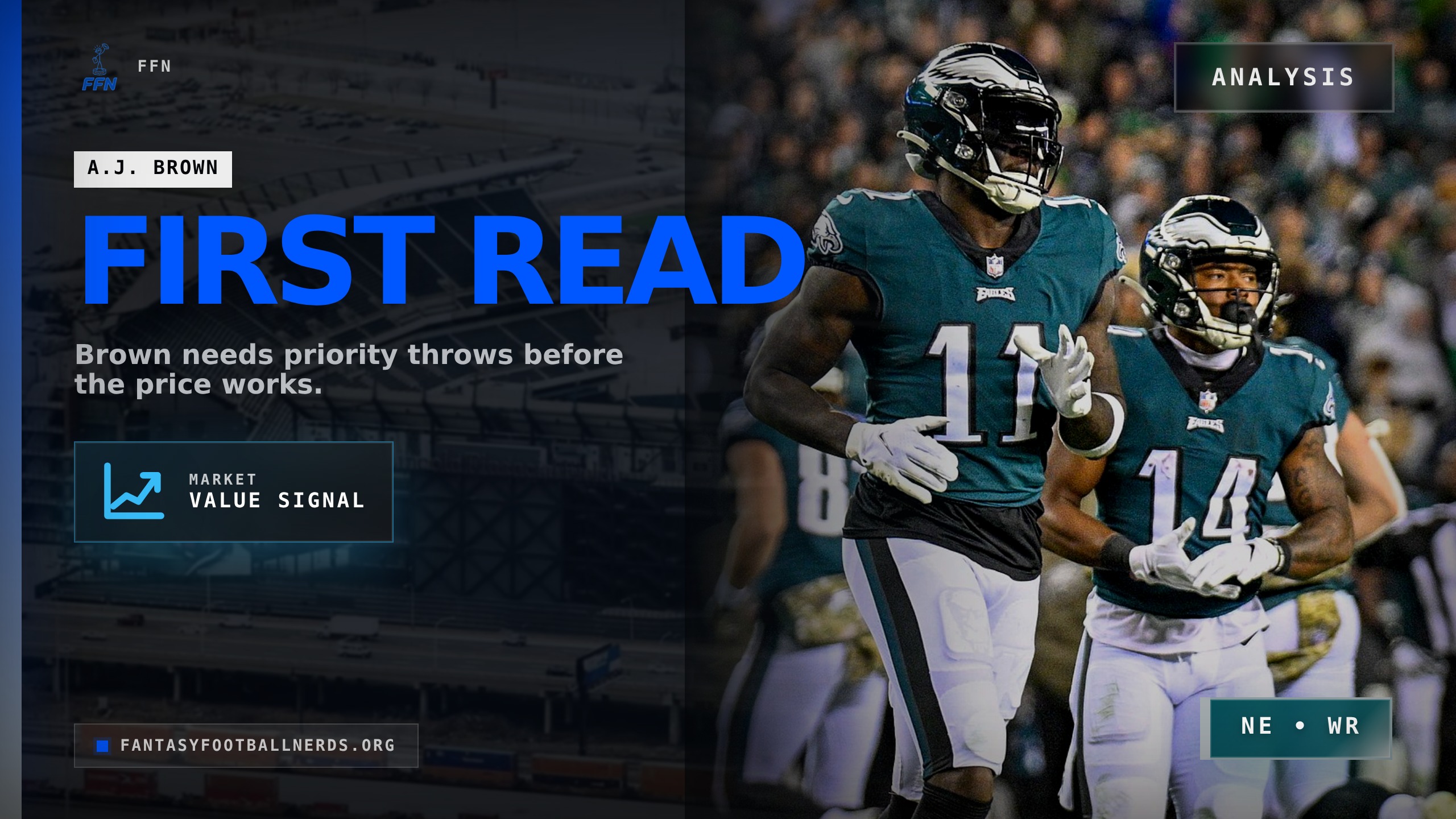 Where A.J. Brown Exposure Starts in New England