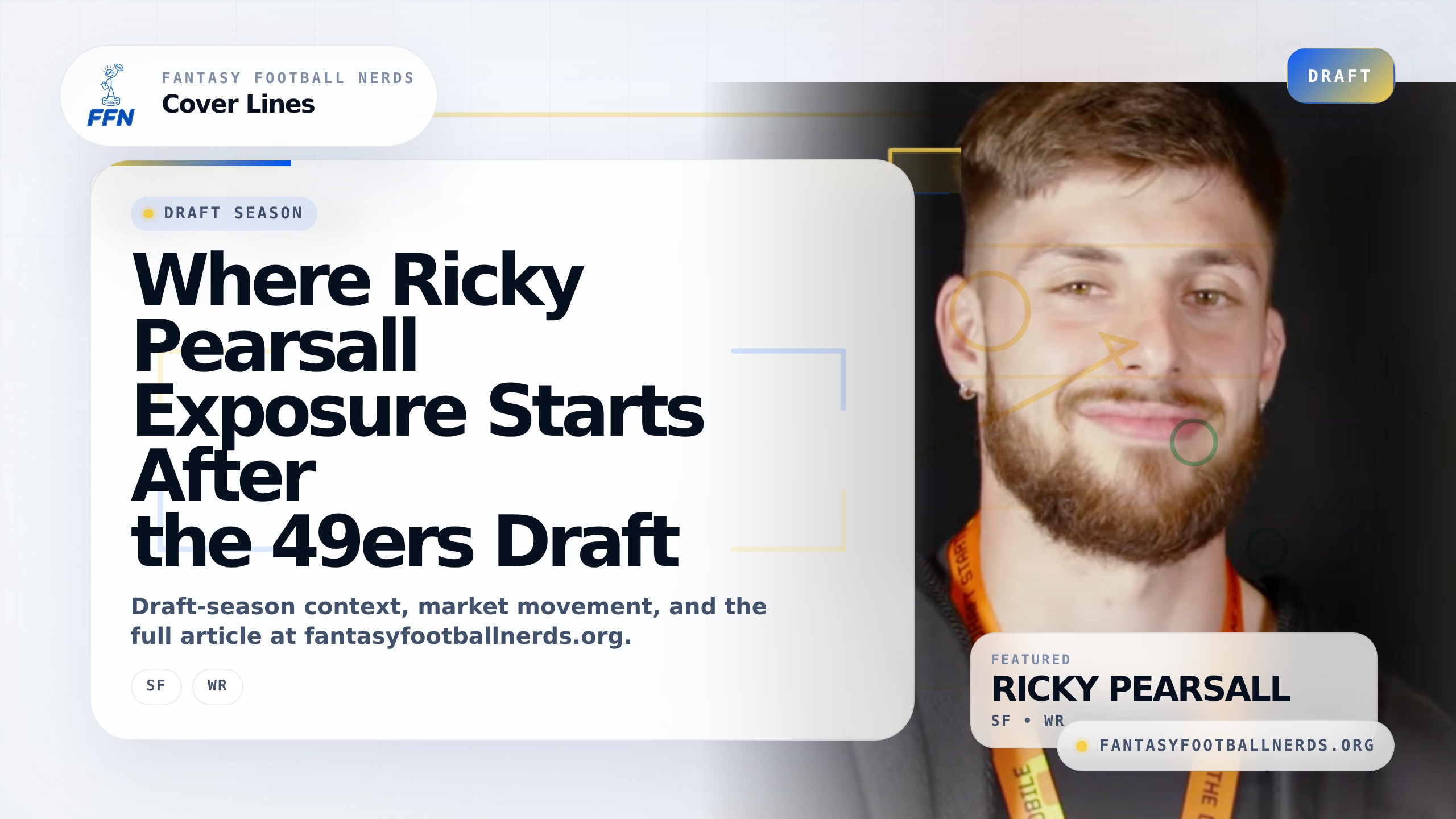 Where Ricky Pearsall Exposure Starts After the 49ers Draft